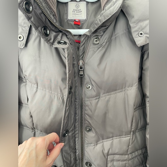 Esprit Mid Thigh Puffer Coat - Picture 7 of 16